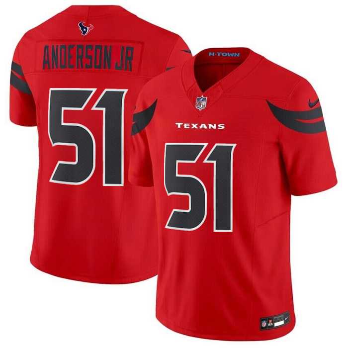 Men & Women & Youth Houston Texans #51 Will Anderson Jr. Red 2024 Alternate F.U.S.E Vapor Football Stitched Jersey->houston texans->NFL Jersey